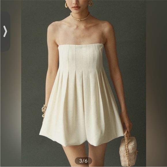 Commense Sacred Dream Pleat Skater Short Balloon Dress - Picture 3 of 9